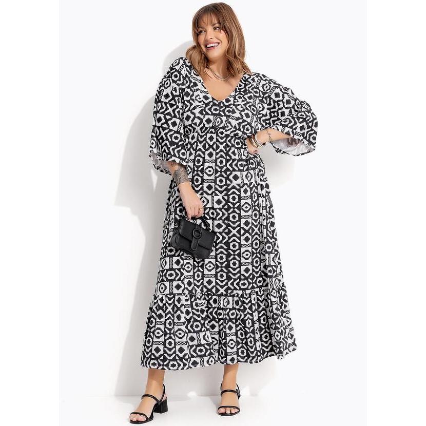 Vestido Social Gestante Plus Size 46 A 60