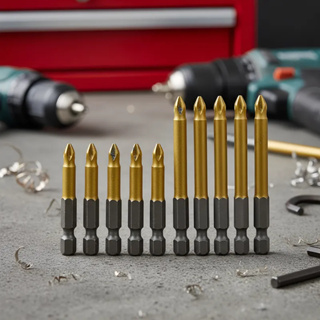 Conjunto Ponta Bits PH2 50mm + 70mm Kit 10 Peças Titânio Magnética Antiderrapante Parafusadeira Mercantil E-Commerce em Oferta na Shopee