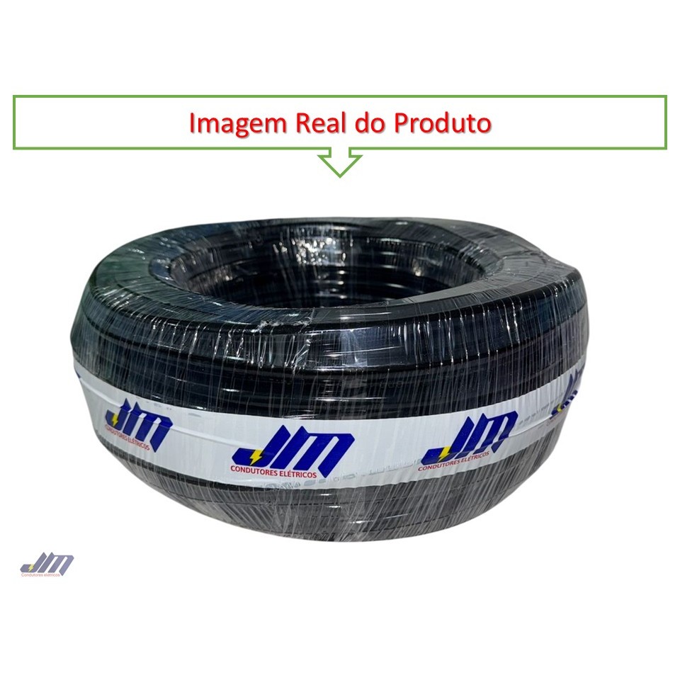 Cabo PP 3x2,5mm (3 Vias) Rolo Com 50m- Ideal Para Extensões Elétricas — imagem 2 de 2