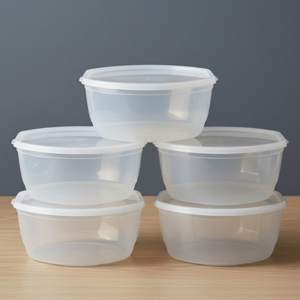 Kit 3 Pote Oval Plástico 3600 ml Microondas e Freezer em Oferta na Shopee