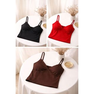 Blusa Feminina Alcinha Decote V Para o Dia a Dia em Oferta na Shopee