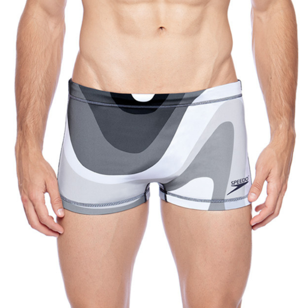 Sunga Boxer Hydroshort Adulto Beach Waves Speedo - PRETO