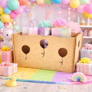 Caixa Porta Presentes Provençal Em Mdf Decoração de Festa Enfeite em Oferta na Shopee