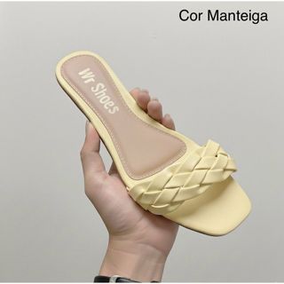 Chinelo Rasteirinhas com trança PROMOÇÃO em Oferta na Shopee