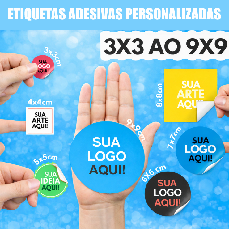 Adesivo Personalizado Sticker Vinil Recorte Eletrônico Ideal para Embalagens e Eventos em Oferta na Shopee