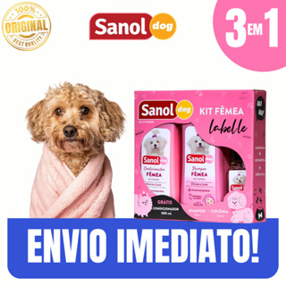 Shampoo para cachorros + condicionador e Colônia Kit banho limpeza profunda - Envio Imediato em Oferta na Shopee