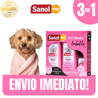 Shampoo para cachorros + condicionador e Colônia Kit banho hidratação brilho - Envio Imediato em Oferta na Shopee