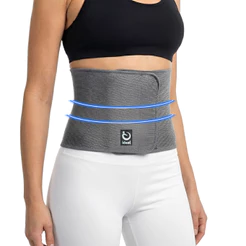 Cinta Modeladora Alta Compressão Feminina Magnética Masculina Unissex Velcro Alinha Lombar Coluna