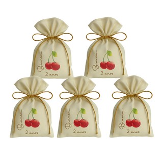 Kit 10 Saquinho Personalizados Festa Lembrancinhas Cereja Cerejinha