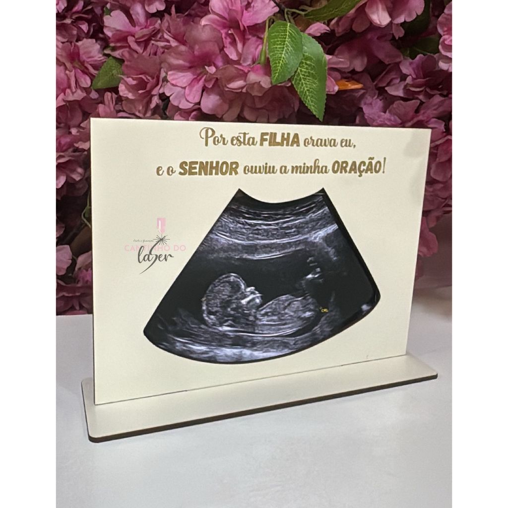 Porta Retrato Para Foto De Ultrassom bebê tamanho da foto 10x15 presente gravida, gestante