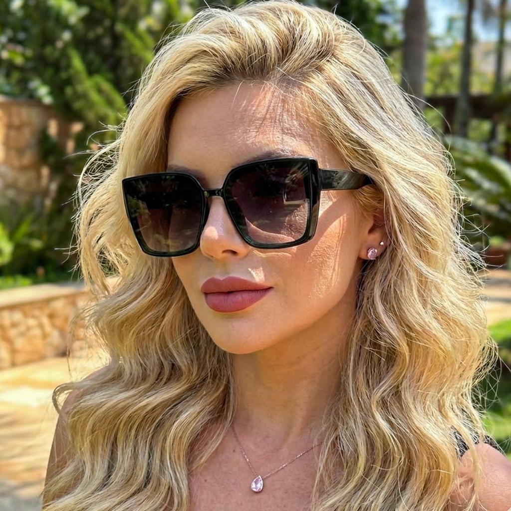 Óculos de Sol Feminino Gatinho Grande lançamento Proteção UV400