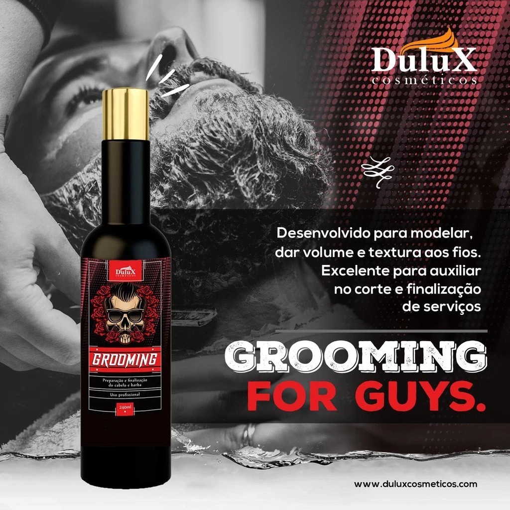 Grooming Modelador Barba Cabelo E Bigode 240ml Dulux