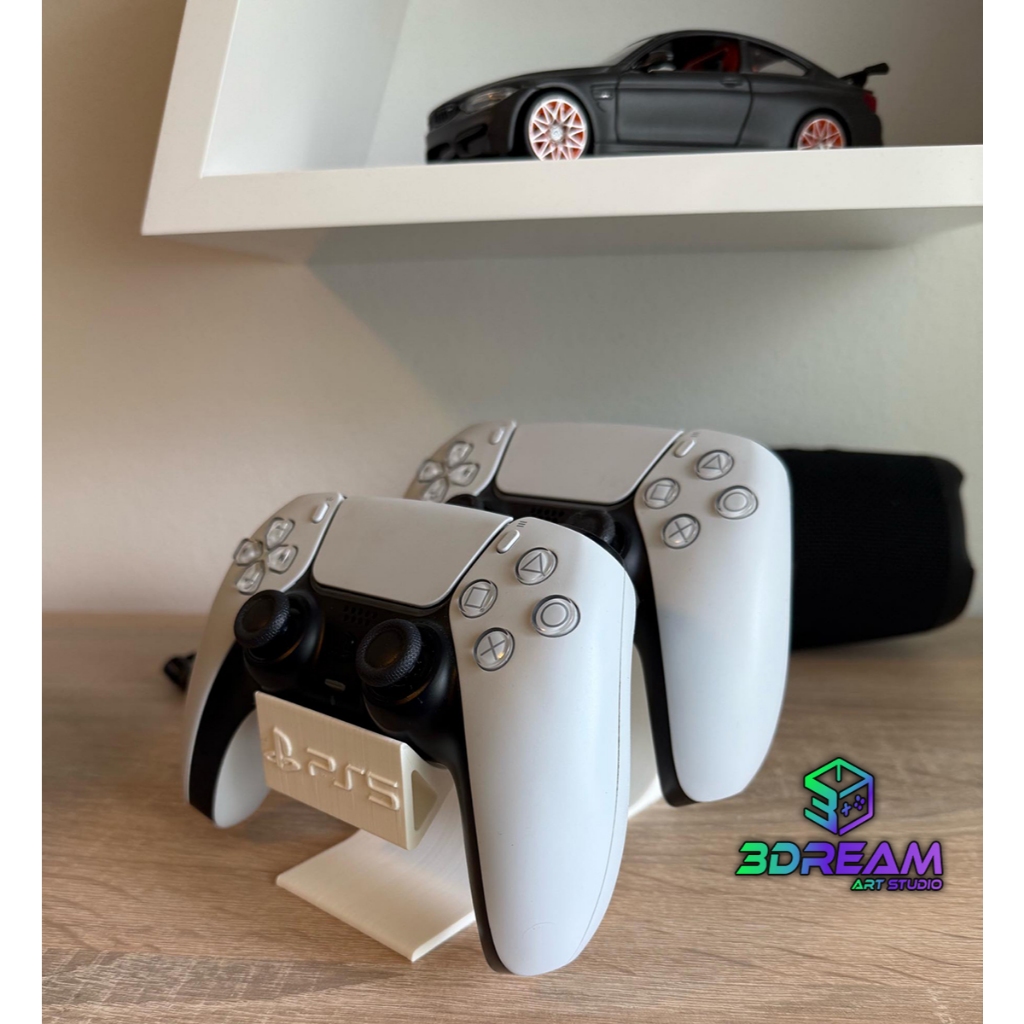 Suporte Controles PS5 PS4 Base Setup Gamer Dualsense Dualshock de Mesa