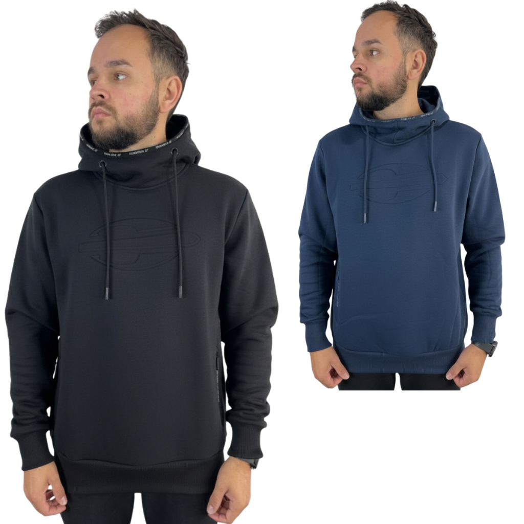 Blusa Moletom Mormaii Masculina Com Capuz Original Inverno Conforto Logo Relevo em Oferta na Shopee