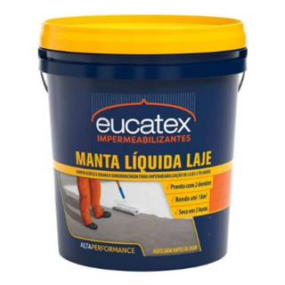 Manta Liquida 4 Kg Impermeabilizante P/ Laje Eucatex Branca em Oferta na Shopee