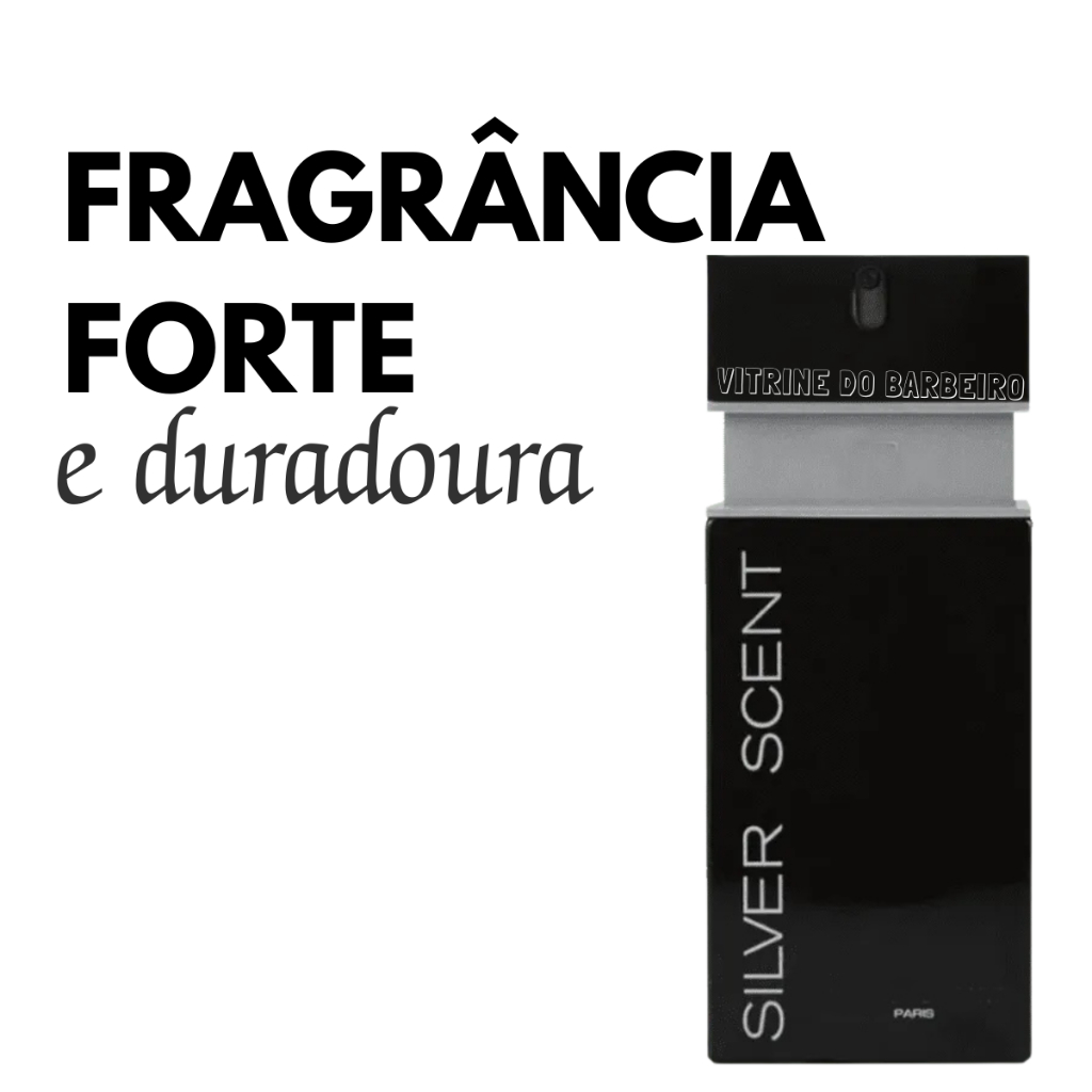 Perfume Silver Scent Eau De Toilette Masculino Clássico 100ml
