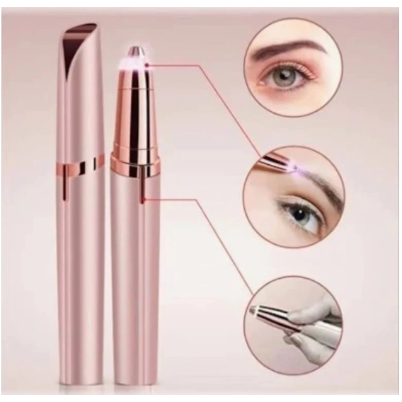 Depilador de Sombrancelha Buço Nariz Orelha Facial Elétrico Tira Pelos USB Recarregável Portátil em Oferta na Shopee