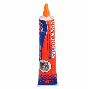COLA ADESIVA BISNAGA 75G PARA JUNTA DE MOTOR UNIVERSAL ORBI QUIMICA 1533