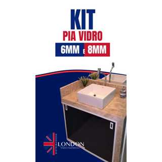 Kit Completo Para Pia Estrutura Alumínio em Oferta na Shopee