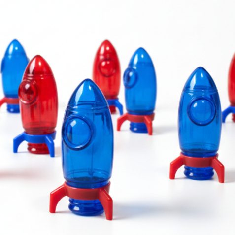 Kit 10/20 Foguete para Lembrancinha Tubete Decoração Festa em Oferta na Shopee