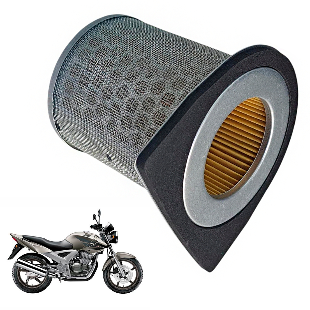 Filtro De Ar Compatível Cbx 250 Twister 2001 2002 2003 2004 2005 2006 2007 2008