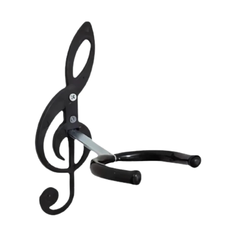 Kit 2 Suportes Clave de Sol p/ Parede – Ideal p/ Violão, Decorativo e Resistente