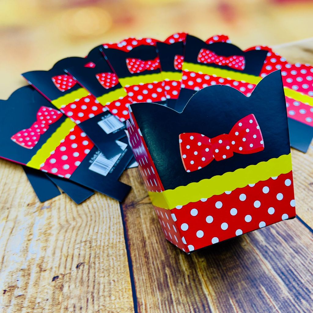 10~60 KIT CACHEPÔ FESTA DECORAÇÃO MINNIE LAÇO VERMELHO TEMA FESTA em Oferta na Shopee