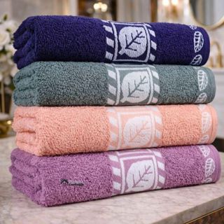 Kit 4 Toalha de Rosto Grande Luxo Bordada Felpuda 100%  Algodão Qualidade - Beleza Contagia em Oferta na Shopee