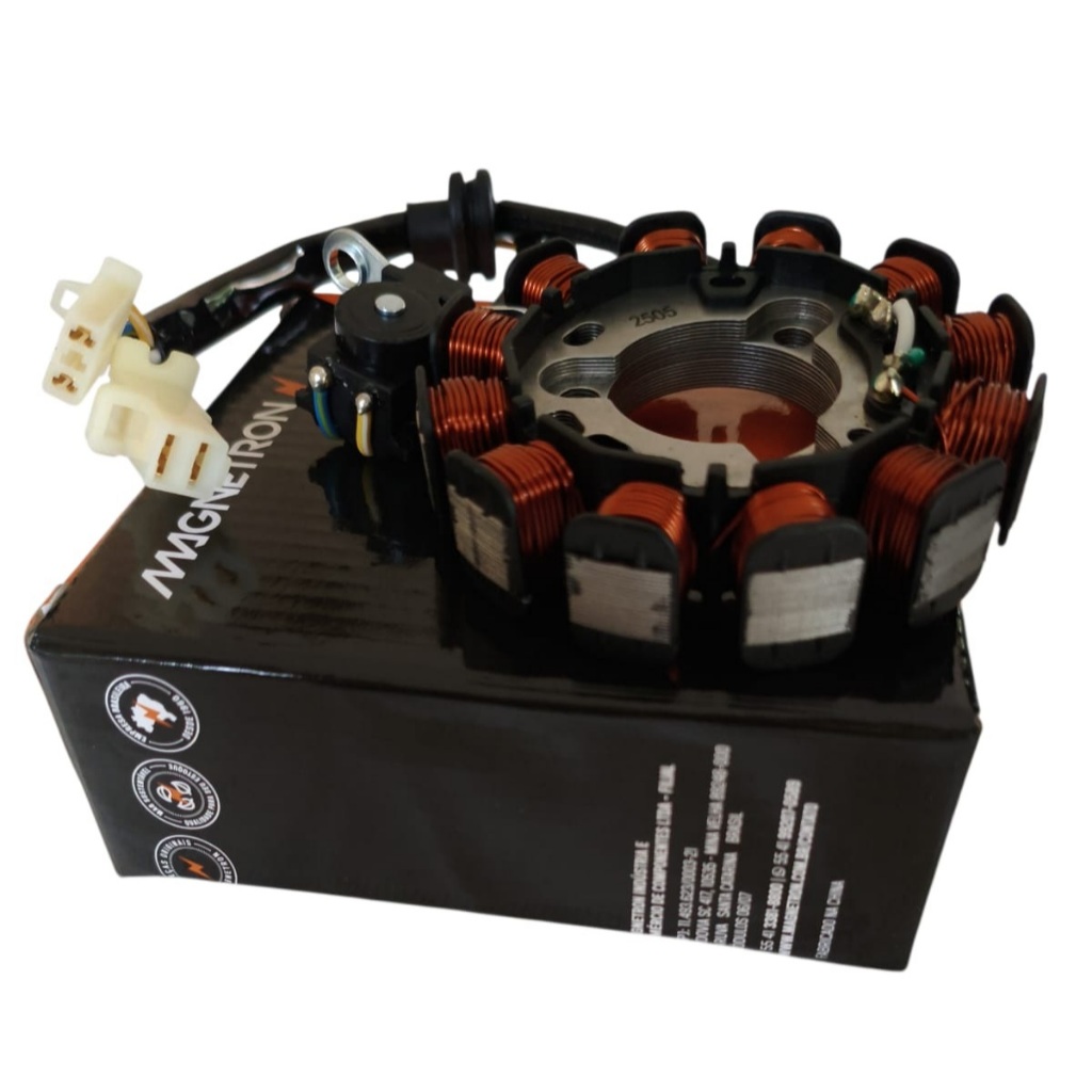 Estator Cg 150 Esi Fan 2014-2015 Honda Magnetron com bobina de pulso Cod.9072