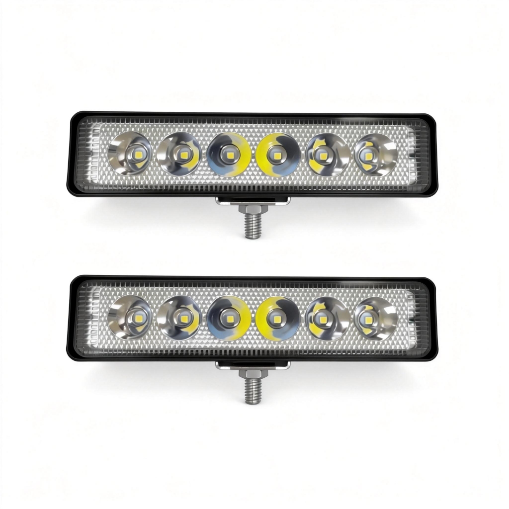 Kit 2 Farol Milha Auxiliar 18w Off Road Moto Carro Gzd118 em Oferta na Shopee