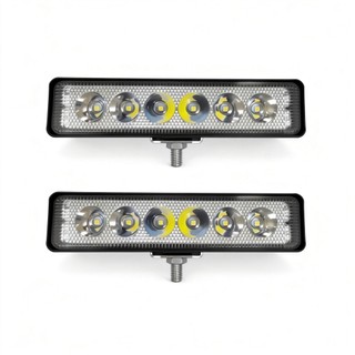 Kit 2 Farol Milha Auxiliar 18w Off Road Moto Carro Gzd118