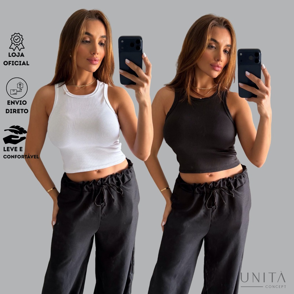 Regata Feminina Tecido Modal Premium Liso Basico Confortável PROMOCAO