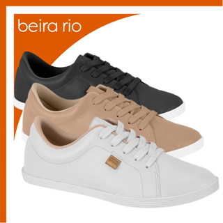 Tênis Beira Rio Casual Sapatênis Feminino Dia a Dia Básico Leve Liso Confortável Original em Oferta na Shopee