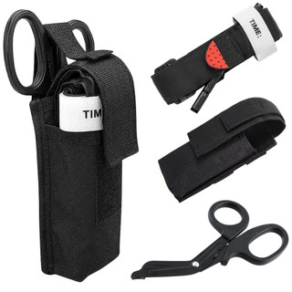 Kit Aph Tático - Torniquete + Tesoura + Porta Torniquete