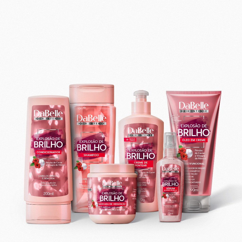 DaBelle Hair Kit Explosão de Brilho Completo – 6 Produtos em Oferta na Shopee