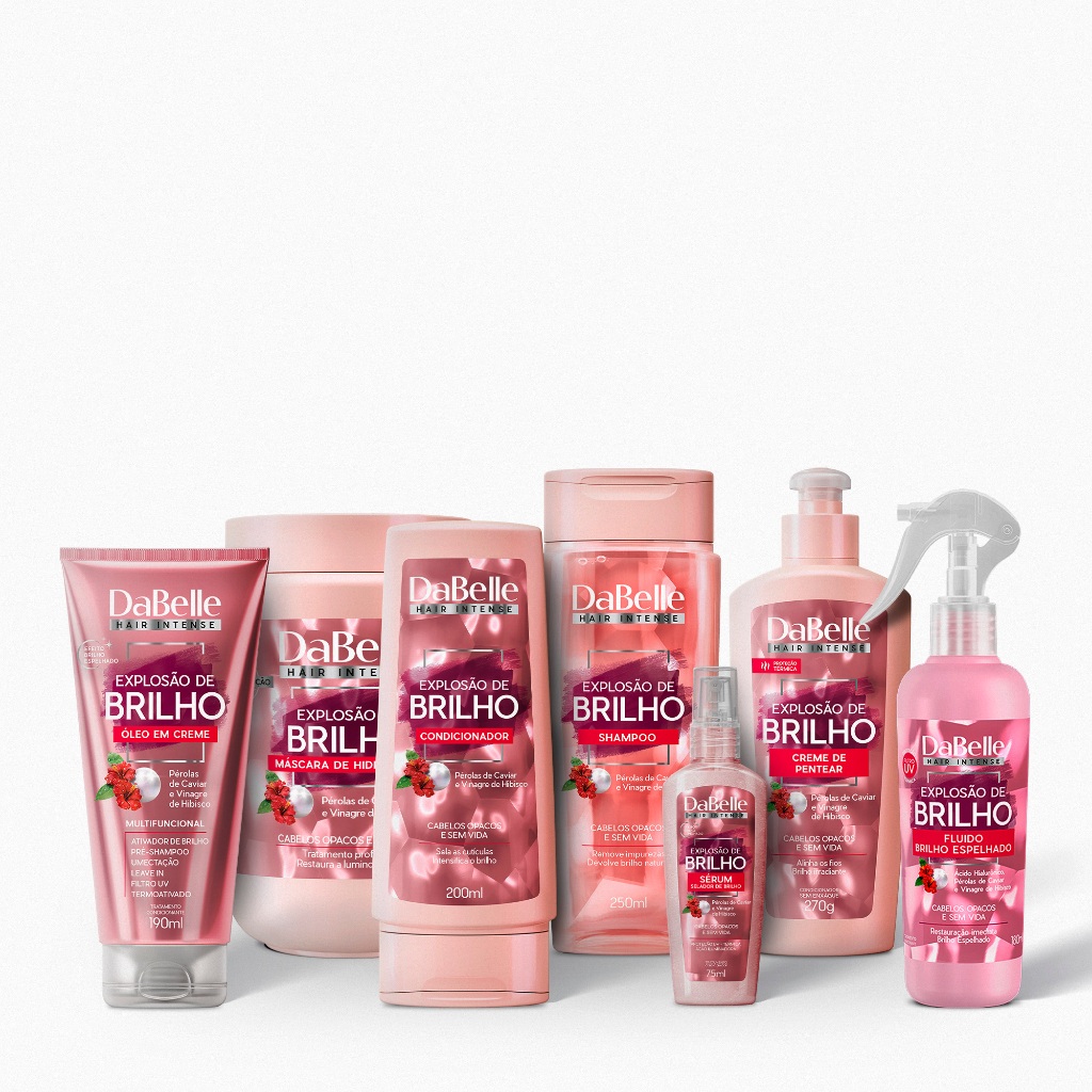 DaBelle Hair Kit Explosão Brilho Completo - 7 Produtos em Oferta na Shopee