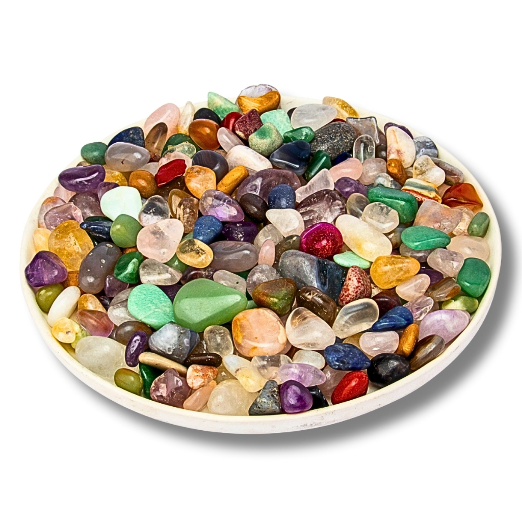 Pedra Rolada Sortida Mista Natural 1kg Artesanato Sortida em Oferta na Shopee