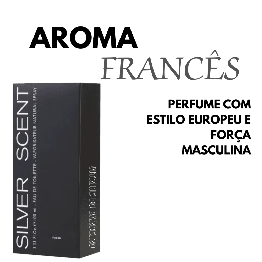 Silver Scent Perfume Masculino Eau De Toilette Clássico 100ml