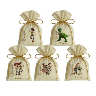 Kit 10 Saquinho Personalizados Festa Lembrancinhas Toy Story