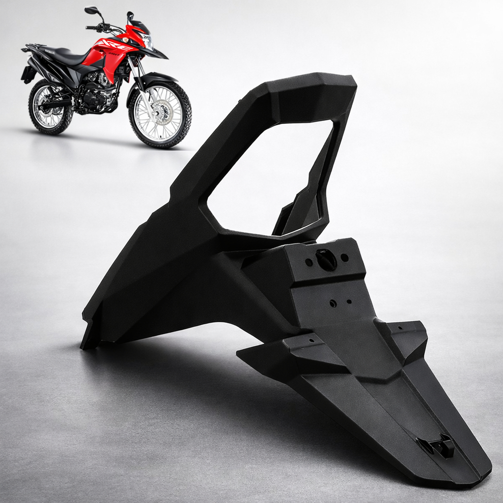 Paralama Traseiro Xre 190 2016 2017 2018 2019 2020 2021 Carenagem Suporte De Placa