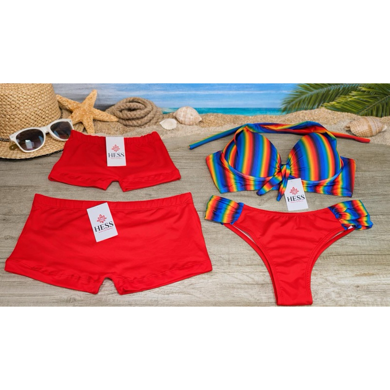 KIT MODA PRAIA FAMÍLIA / KIT TAL MÃE RAL FILHO TAL PAI
