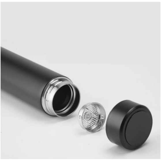 Garrafa Termica 500ML Com Termometro Digital Led Quente ou Frio em Aço Inox Café Água Quente Gelado