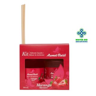 Kit Difusor de Ambiente E Sabonete Líquido Aromas Brasil 250ml Aromatizador Cheiro Casa com Varetas em Oferta na Shopee