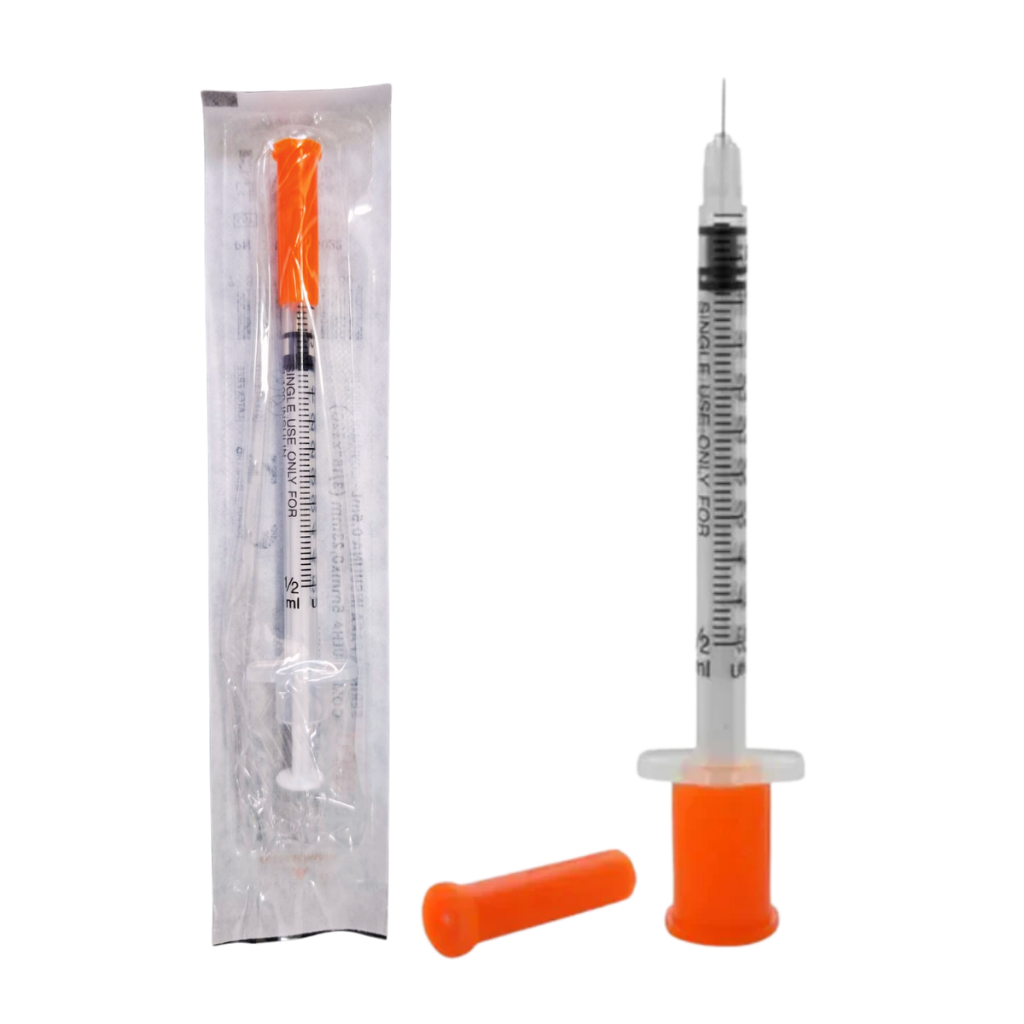 Kit 20 Seringas Insulina 0,5ml Uniqmed com Agulha 5mm 0,23mm Estéril Descartável em Oferta na Shopee