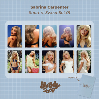 Photocards Sabrina Carpenter 'Short n' Sweet' Set 01 | Bvddy Shop em Oferta na Shopee