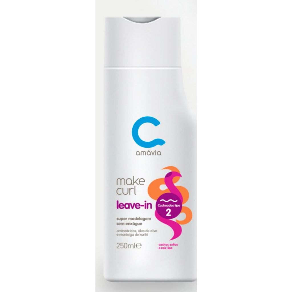 Amávia Leave-in Make Curl Cacho tipo 2 ultra hidratante para cacheadas