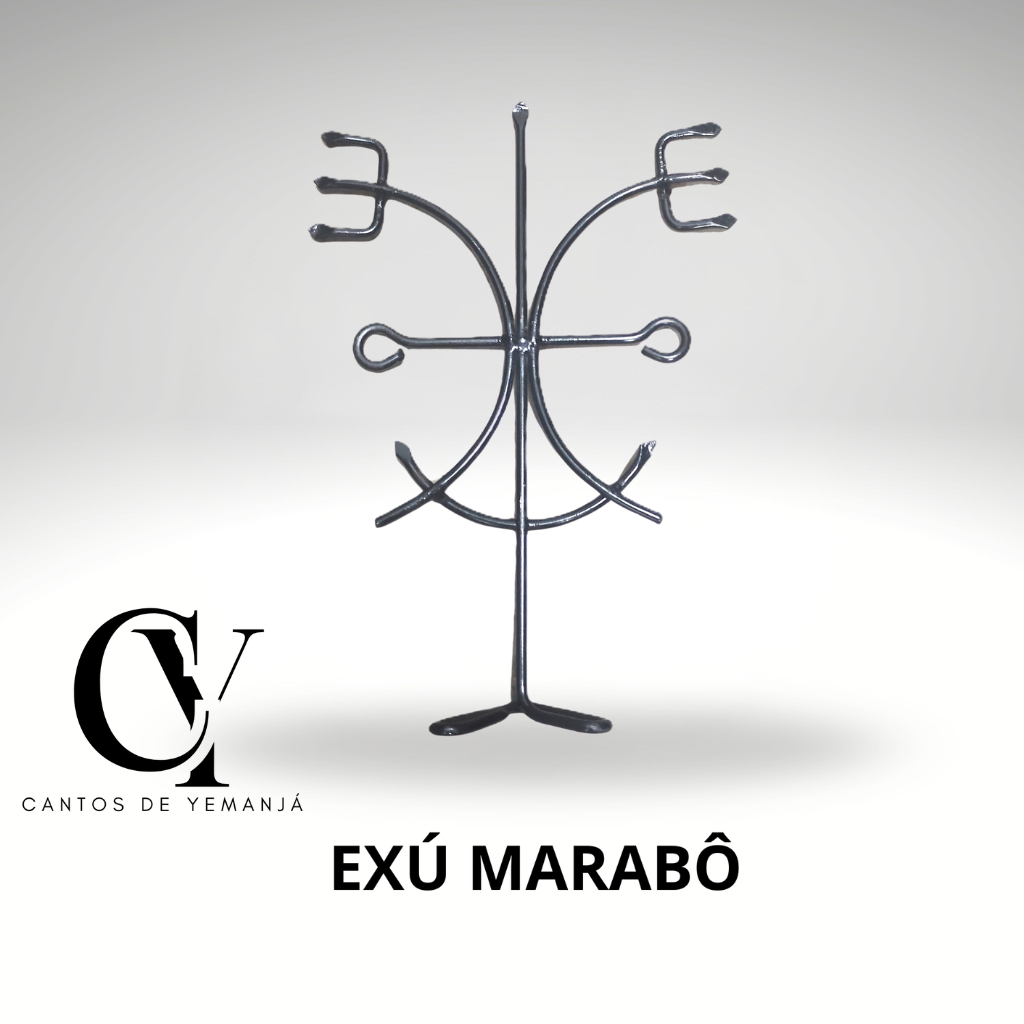Ferramenta de Assentamento para Exú Marabô 35 cm - Umbanda / Candomblé