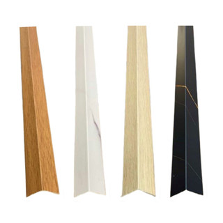 Kit com 3 Cantoneiras WPC Freijó 96cm – Acabamento para Painel Ripado de Parede