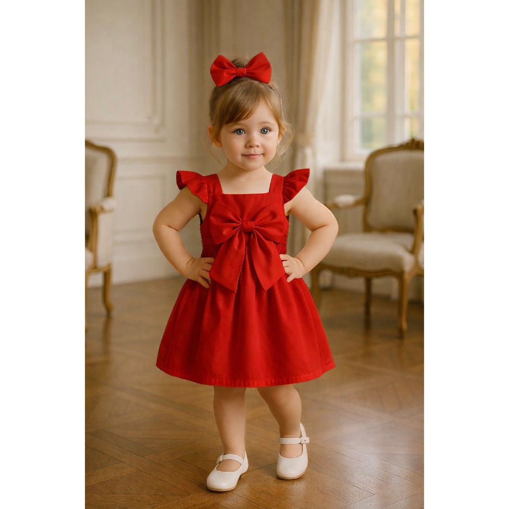 Vestido Infantil Menina | Roupa Infantil (1, 2 e 3 anos)