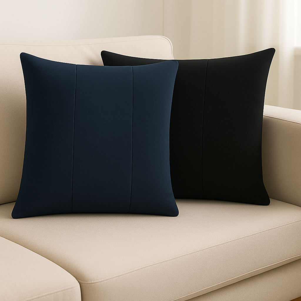 Kit 2 Capas De Almofada Luxo Suede Premium Serve Até 40x40cm Zíper Invisível - ENVIO FULL em Oferta na Shopee